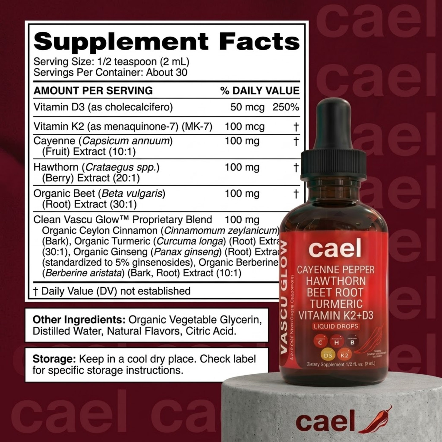 Cael Cayenne Pepper Drops